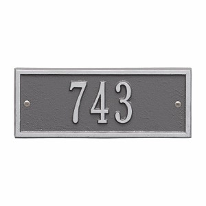 Pewter Silver Hartford Petite Wall One Line