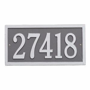 Pewter Silver Bismark Standard Wall One Line