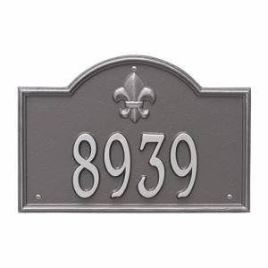 Pewter Silver Bayou Vista Standard Wall One Line