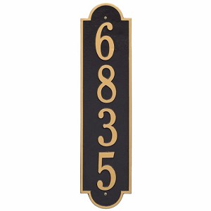 Black Gold Richmond Vertical Estate Wall One Line
