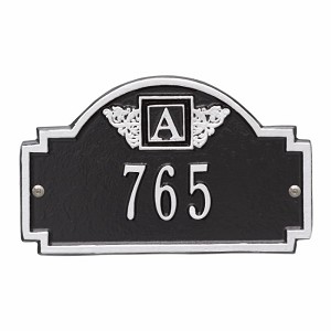 Black Silver Monogram Petite Wall One Line