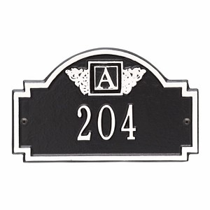 Black White Monogram Petite Wall One Line