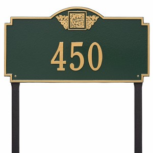 Green Gold Monogram Estate Lawn One Line