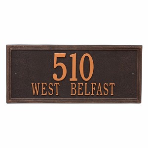 Oil Rubbed Bronze Double Line Estate Wall Two Line